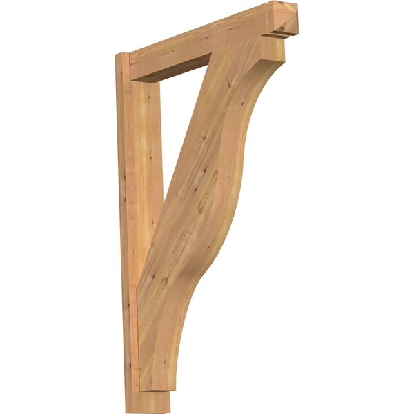 Ekena Millwork Funston Arts & Crafts Smooth Outlooker, Western Red Cedar, 5 1/2"W x 32"D x 44"H OUT06X32X44FST03SWR - main